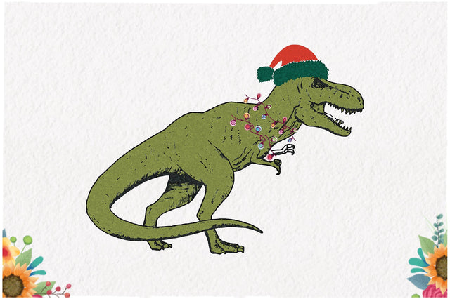 Dinosaur Christmas Sublimation Sublimation Jagonath Roy 