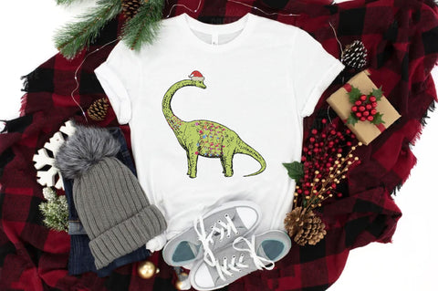Dinosaur Christmas Sublimation Sublimation Jagonath Roy 