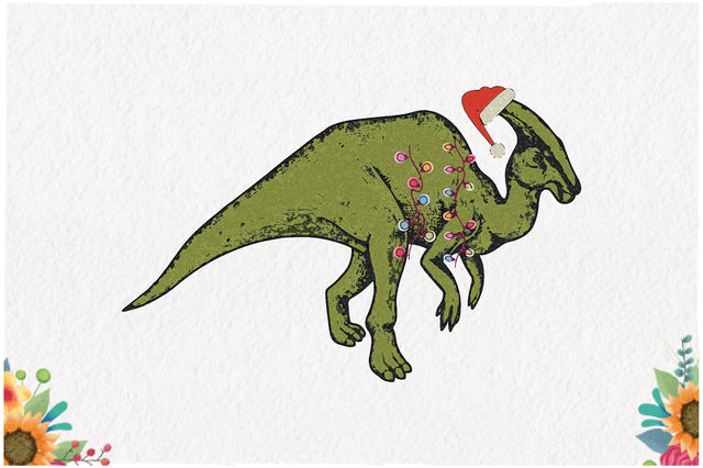 Dinosaur Christmas Sublimation Sublimation Jagonath Roy 