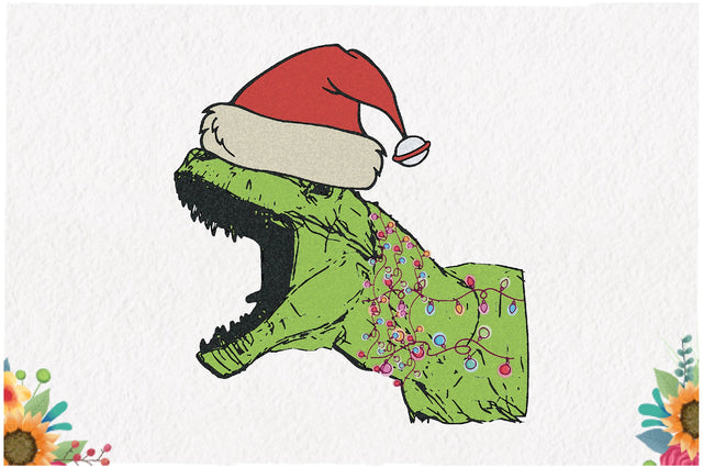 Dinosaur Christmas Sublimation Sublimation Jagonath Roy 