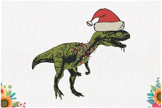 Dinosaur Christmas Sublimation Sublimation Jagonath Roy 