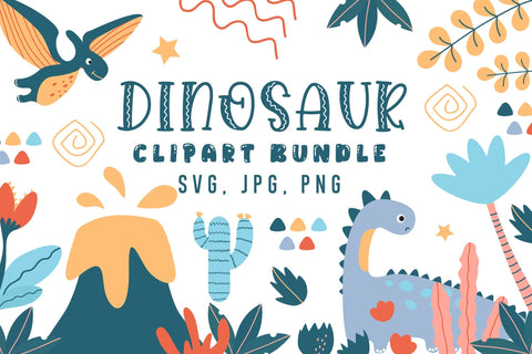 Dinosaur Clipart Bundle SVG dapiyupi store 