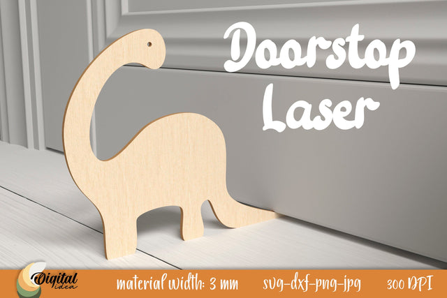 Dinosaur Laser Cut. Doorstops Laser Cut. Doorstop Home Decor SVG Evgenyia Guschina 