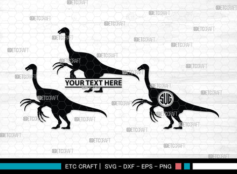 Dinosaur Monogram, Dinosaur Silhouette, Dinosaur SVG, Raptor Dinosaur Svg, Tyrannosaurus Svg, Trex Svg, SB00252 SVG ETC Craft 