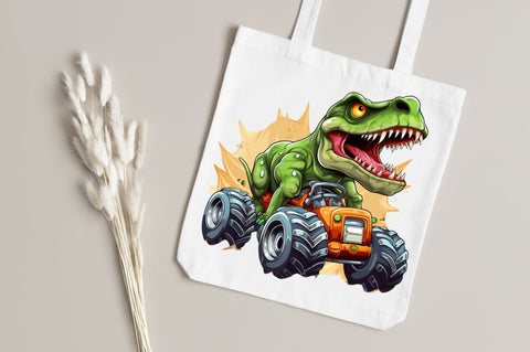 Dinosaur Monster Truck Clipart Sublimation Regulrcrative 