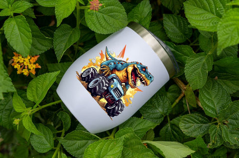 Dinosaur Monster Truck Clipart Sublimation Regulrcrative 