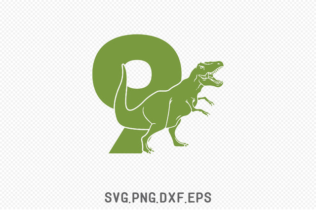 Dinosaur Number 9 SVG Creativeart88 