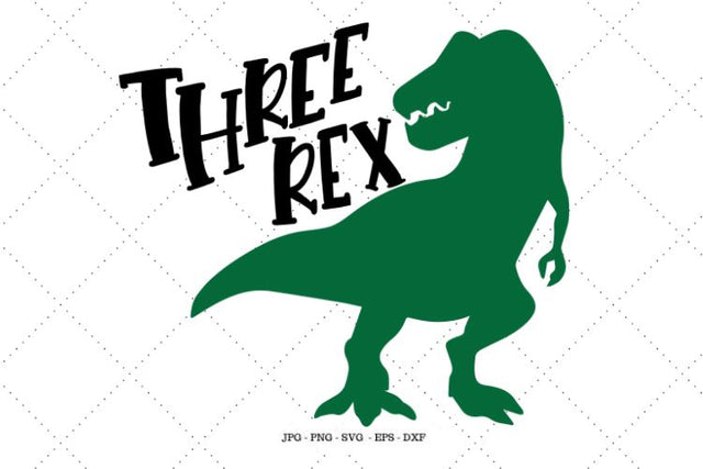 Dinosaur Party, Three Rex, T Rex Birthday Shirt, Boy Party, Boy Birthday, Third Birthday Girl, Dinosaur Svg, Dino Birthday SVG SVG Digital Designer 