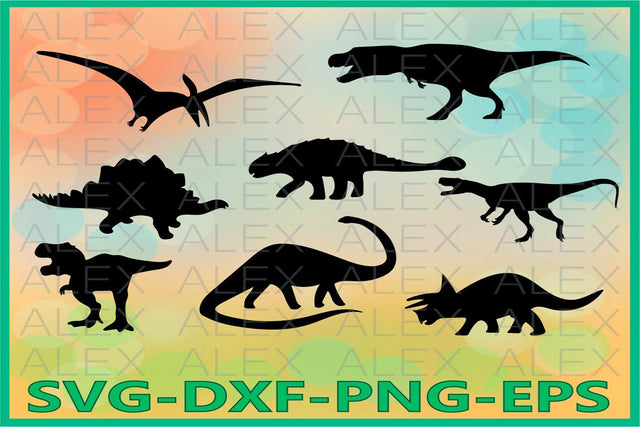 Dinosaur Silhouette svg SVG AlexSVGStudio 