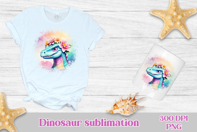Dinosaur sublimation design | Dinosaur t shirt design Sublimation Svetana Studio 