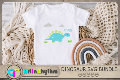 Dinosaur Svg Bundle, Baby Dinosaurs Svg, Dinosaur Cliparts, Dinosaurs Svg, Dinosaur Cut Files SVG Artinrhythm shop 