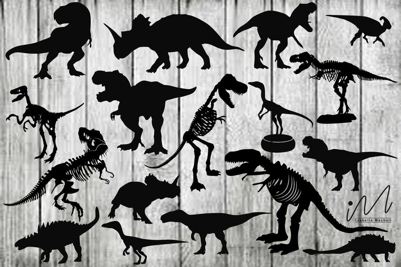 Dinosaur svg bundle, Dinosaur clipart svg, Dinosaur cut files, Dinosaur svg, cut files SVG Isabella Machell 