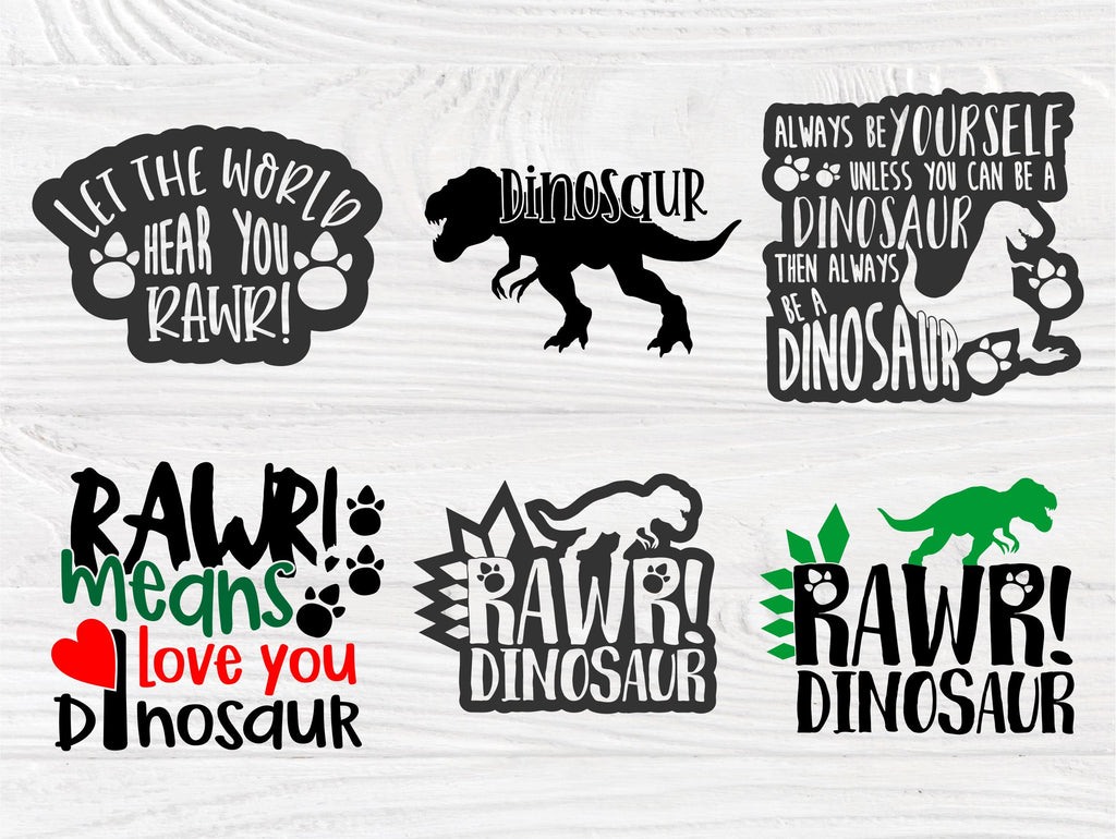 Dinosaur Svg Bundle Dinosaur Signs Svg Cut Files So Fontsy 0948