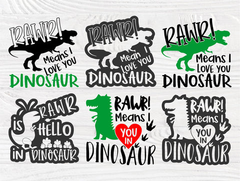 Dinosaur SVG Bundle, Dinosaur Signs Svg, Cut Files SVG TonisArtStudio 