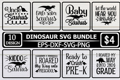 Dinosaur SVG Bundle SVG Shahin alam 