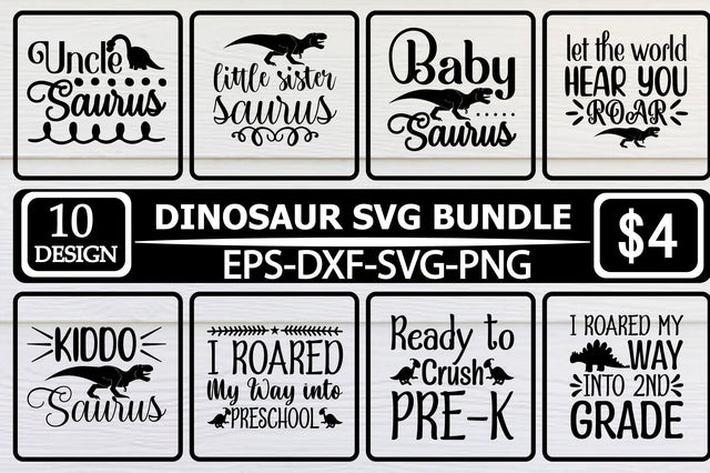 Dinosaur SVG Bundle SVG Shahin alam 