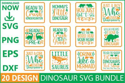 Dinosaur SVG Bundle SVG Shahin alam 