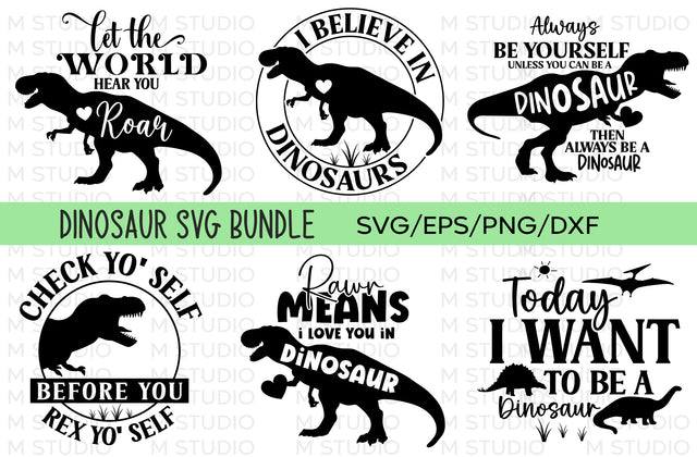 Dinosaur SVG Bundle, T-Rex SVG Bundle SVG MD mominul islam 