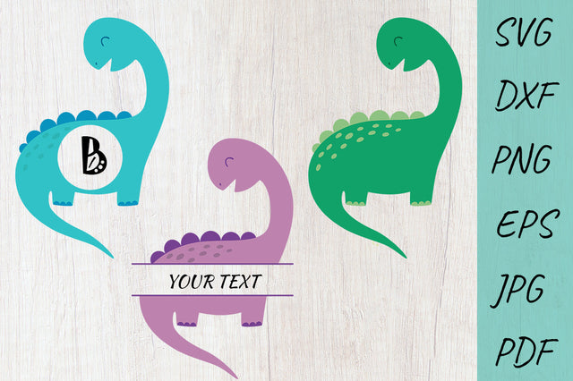 Dinosaur SVG, Dino SVG, Kids Dino SVG, Dinosaur Monogram SVG SVG Irina Ostapenko 