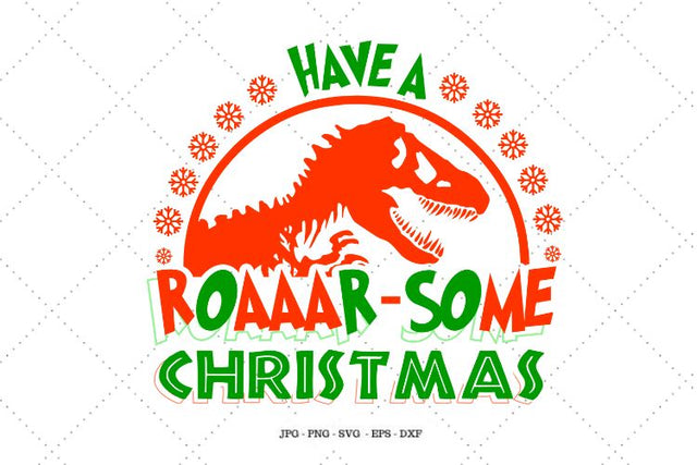 Dinosaur Svg, Dinosaur Birthday Shirt, Christmas Pajamas, Dinosaur T-Shirt, Toddler Christmas Shirts, Matching Shirts SVG SVG Digital Designer 