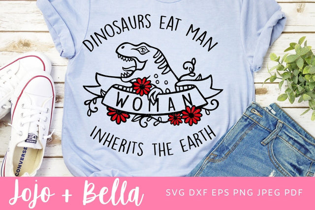Dinosaur Svg, Mom Svg, Funny Mom Quote Svg, Dinosaurs Eats Man SVG, Mom Shirt Svg, Mother's Day Gifts, Svg files for Cricut, Silhouette SVG Jojo&Bella 
