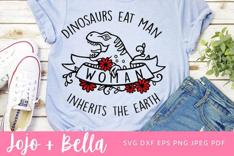 Dinosaur Svg, Mom Svg, Funny Mom Quote Svg, Dinosaurs Eats Man SVG, Mom Shirt Svg, Mother's Day Gifts, Svg files for Cricut, Silhouette SVG Jojo&Bella 