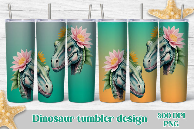 Dinosaur tumbler | Animals tumbler SVG Svetana Studio 