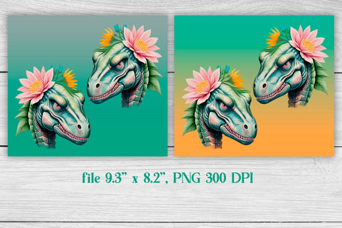 Dinosaur tumbler | Animals tumbler SVG Svetana Studio 