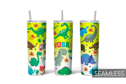 Dinosaur Tumbler Sublimation Sublimation SvgOcean 