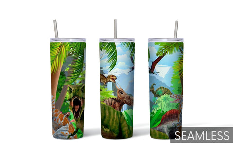 Dinosaur Tumbler Sublimation Sublimation SvgOcean 