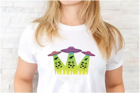 Dinosaur UFO Sublimation Sublimation Jagonath Roy 