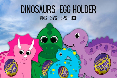 Dinosaurs Egg Holders SVG SVG SvgOcean 