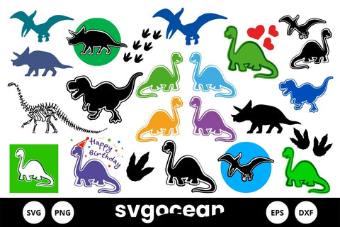 Dinosaurs SVG Bundle SVG SvgOcean 