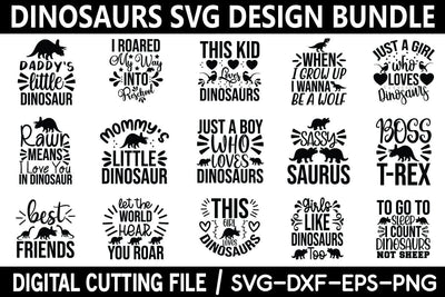 Dinosaurs svg design bundle SVG designer krishna 