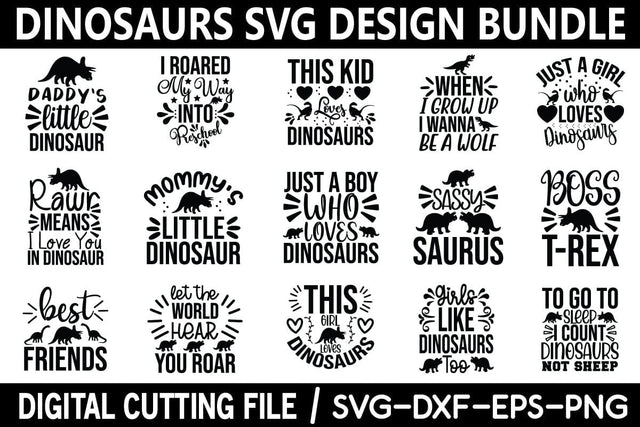 Dinosaurs svg design bundle SVG designer krishna 