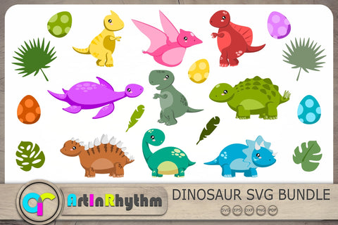 Dinosaurs Svg, Dinosaur Svg Bundle, Dinosaur Cliparts SVG Artinrhythm shop 