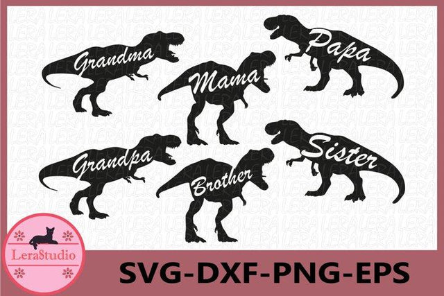 Dinosaurs SVG SVG Lerastudio 