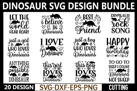 Dinosours svg bundle cut file SVG buydesign 