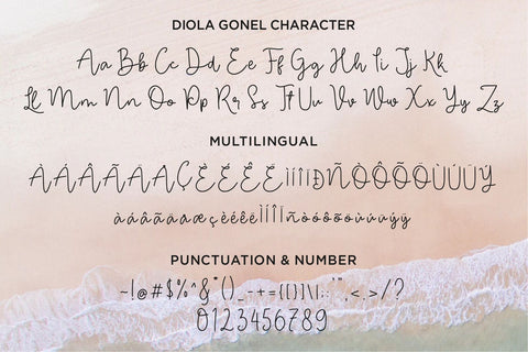 Diola Gonel - Monoline Handwritten Font Allouse.Studio 
