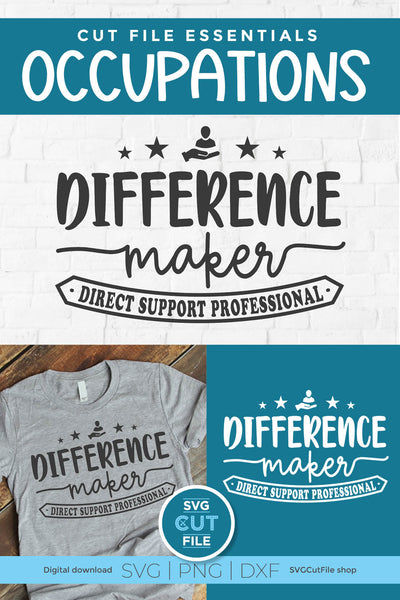 Direct support professional svg, a DSP svg for crafters SVG SVG Cut File 