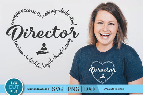 Director svg, Director of Operations svg, Activity Director SVG SVG Cut File 