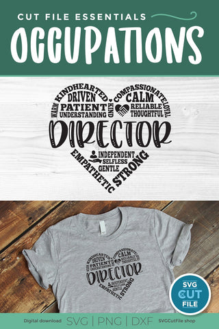 Director SVG for Cricut or Silhouette machines SVG SVG Cut File 