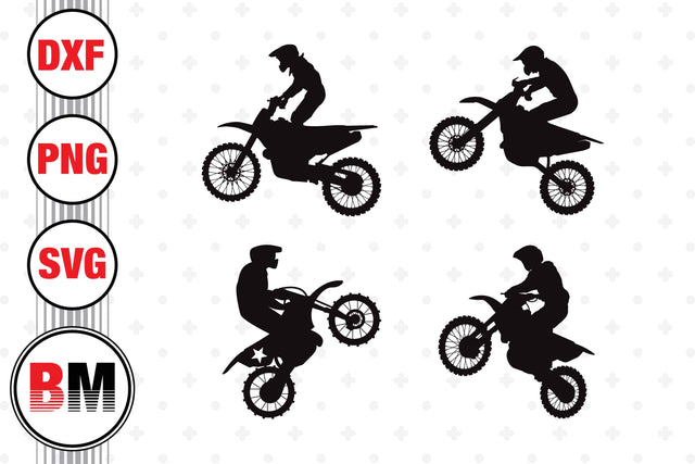 Dirt Bike SVG, PNG, DXF Files SVG BMDesign 