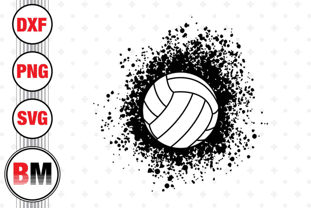 Dirt Volleyball SVG, PNG, DXF Files SVG BMDesign 