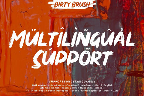 Dirty Brush Font Garisman Studio 