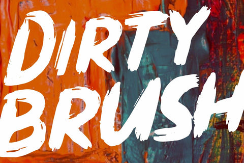 Dirty Brush Font Garisman Studio 