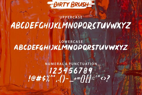 Dirty Brush Font Garisman Studio 