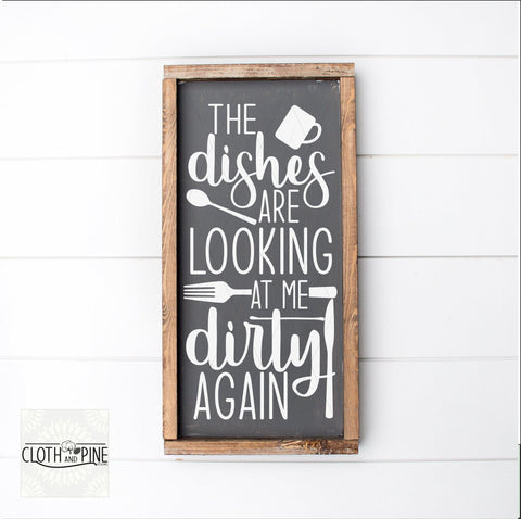 Dirty Dishes SVG Cloth and Pine Designs 