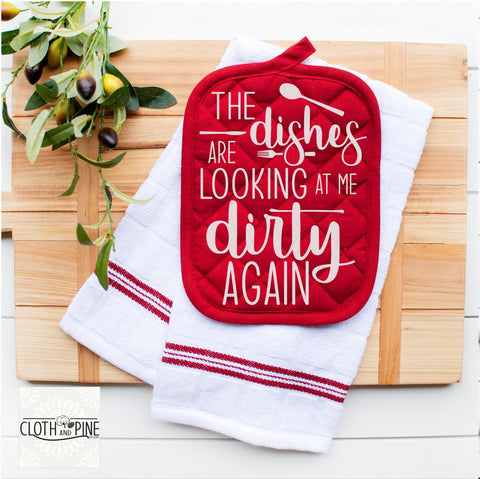 Dirty Dishes SVG Cloth and Pine Designs 