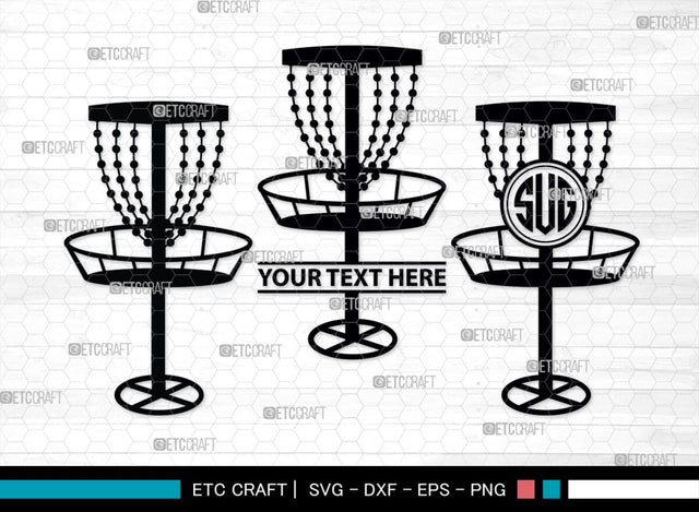 Disc Golf Monogram, Disc Golf Silhouette, Disc Golf SVG, Sports Svg, Frisbee Svg, Disc Golf Basket Svg, Austin Disc Golf Svg, Bubbles Bundle, SB00436 SVG ETC Craft 